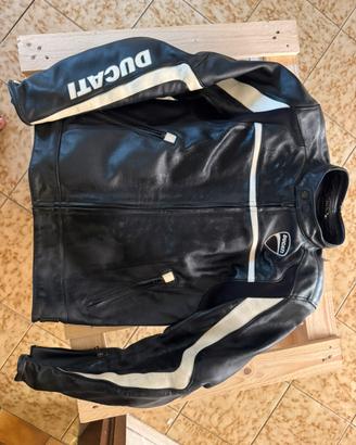 Giacca moto in pelle Ducati by Dainese - Taglia 50