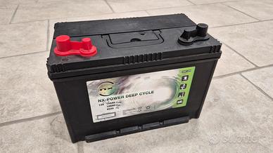 N. 2 Batterie NX-Power Deep Cycle 12V 100Ah