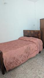 LETTO MATRIMONIALE FERRO ANNI '50 - VINTAGE