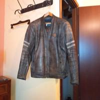 Giacca in pelle da moto Triumph