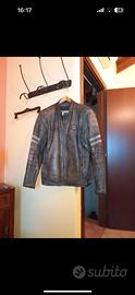 Giacca in pelle da moto Triumph