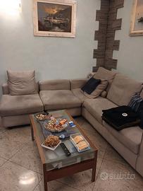 divano letto matrimoniale con 2 puffi