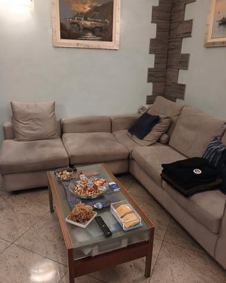 divano letto matrimoniale con 2 puffi