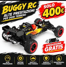 Auto Radiocomandata 1/5 a Benzina, 2T- 29cc