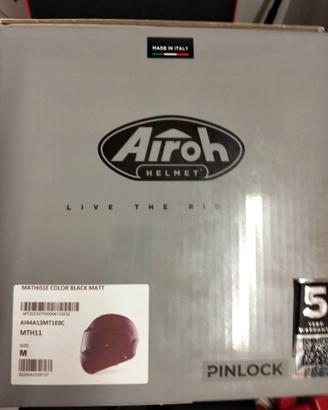 Casco modulare Airoh Mathisse nero opaco taglia M