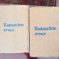 Due vetri diffusori Fontana Arte Sillaba lamp