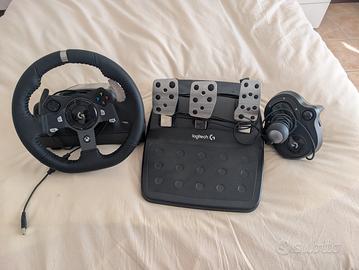 Volante Logitech G920 + Pedaliera + Cambio Manuale