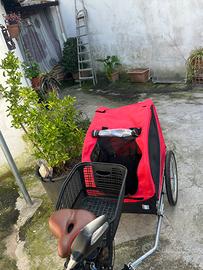 Carrello per cani per bici