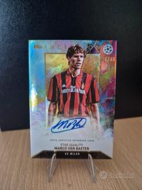 topps inception Van Basten auto/49
