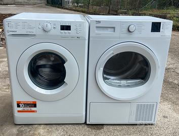 Lavatrice Indesit + asciugatrice Beko classe A+++
