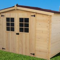Casetta in Legno 3x1.85 NUOVA da Giardino Attrezzi