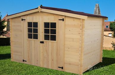 Casetta in Legno 3x1.85 NUOVA da Giardino Attrezzi