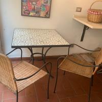 Set Tavolo Mosaico + Sedie  Arredo Esterno