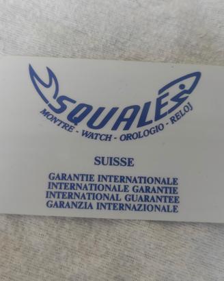 Garanzia Originale SQUALE  Orologi Vintage
