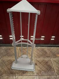 Porta CD/DVD vintage in plastica alluminio