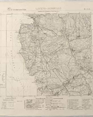 cartina istituto geografico militare Laveno