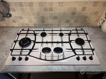 Piano cottura 5 fuochi hotpoint