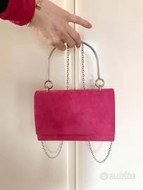 borsa a mano / a tracolla, fucsia, nuova