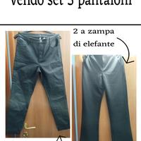 set 3 pantaloni