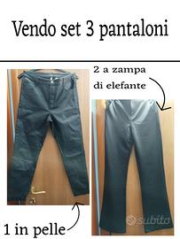 set 3 pantaloni
