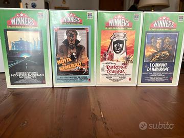 4 vhs della winners film collezione