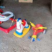 Girello,cavallino,triciclo