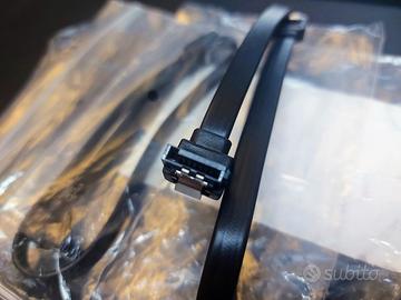 2x cavi SATAIII 3.0 6GB a L angolari 39cm, nuovi