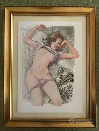 Omaggio a Adele Exarchopoulos di Milo Manara