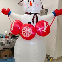 pupazzo di neve gonfiabile 
