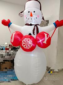 pupazzo di neve gonfiabile 