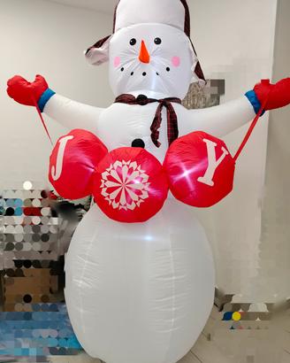 pupazzo di neve gonfiabile 