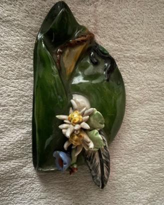 Antica ceramica berretto alpini