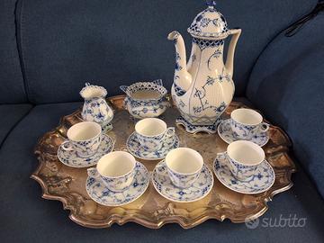 Royal Copehagen blue fluted  set