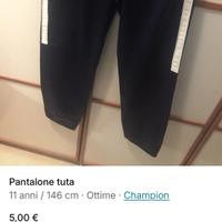 Pantalone tuta bimbo
