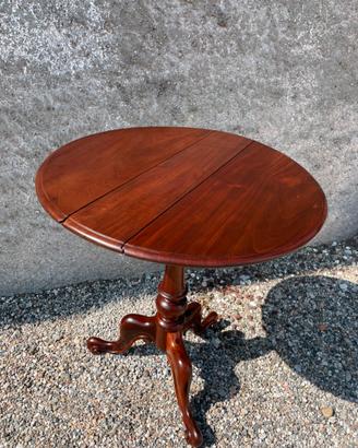 Antico tavolo a ribalta in mogano