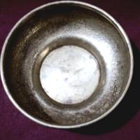 Ciotola vaso decorativo in ottone martellato 