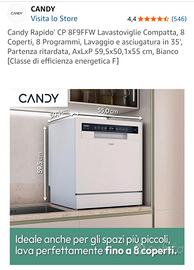 Lavastoviglie Candy Compatta 8 Coperti