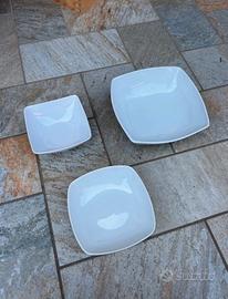 set vassoi - piatti -ciotole moderne im porcellana