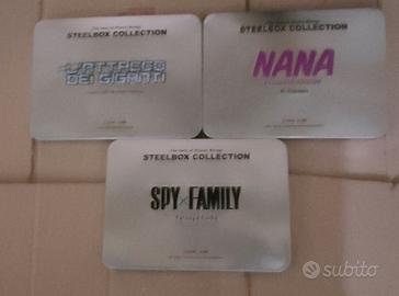 steelbox collection panini nana Spy x family aot 