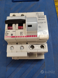 Interruttore magnetotermico differenziale 16 A 0,3