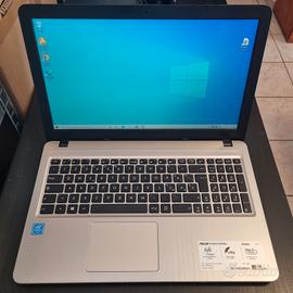 Notebook Asus Win 10 Pro Intel 4 core 500gb 