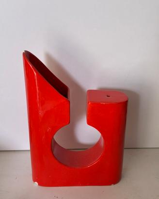 Vaso arancio modernariato