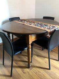 4 Sedie nere ben tenute – Eleganti e Comode