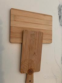 Coppia piccoli taglieri in bambù