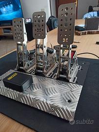 Pedali DC3 SimRacing + Baseplate + Elastomeri