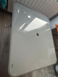 Tavolo da giardino in vetro