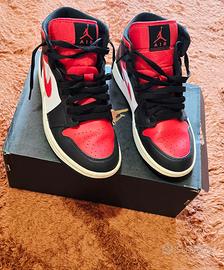 Nike Air Jordan 1 Mid numero 40 originali