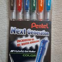 Penne Pentel Hybrid gel roller 6pz