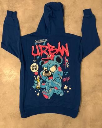 Felpa Urban Najiko Blu - Made in Italy