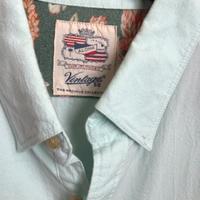 Camicia Vintage 55 tg L slim fit verde acqua